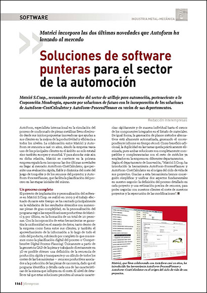 Soluciones de software punteras para el sector de la automoción (PDF 68 кБ)