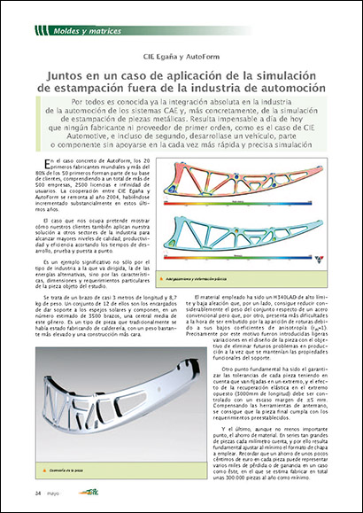 Juntos en un caso de aplicación de la simulación de estampación fuera de la industria de automoción (PDF 288 Ko)