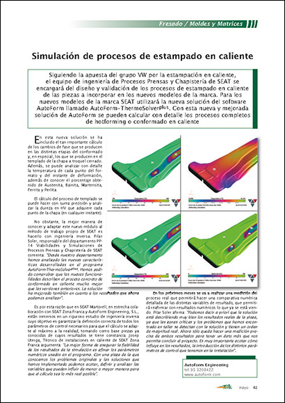 Simulación de procesos de estampado en caliente (PDF 215 Ko)