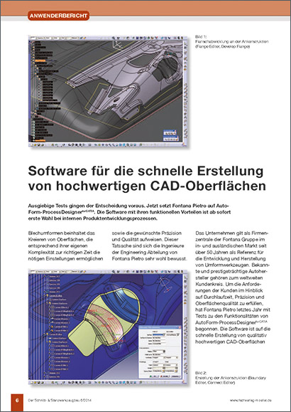 Software für die schnelle Erstellung von hochwertigen CAD-Oberflächen (PDF 806 кБ)