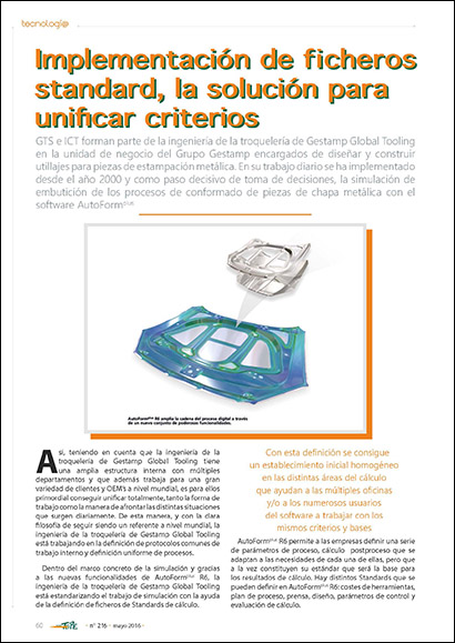 Implementación de ficheros standard, la solución para unificar criterios (PDF 435 KB)