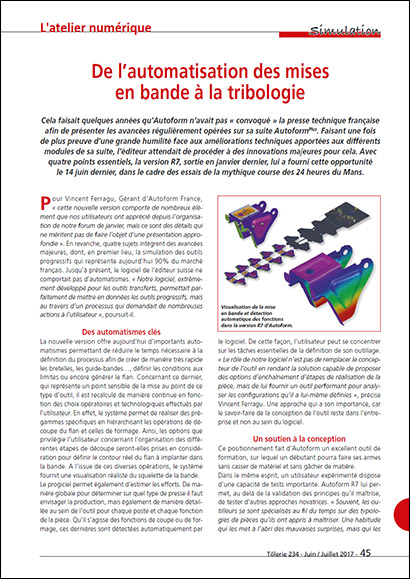 De l’automatisation des mises en bande à la tribologie (PDF 232 Ko)