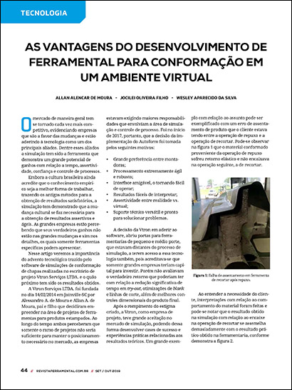 As vantagens do desenvolvimento de ferramental para conformação em um ambiente virtual (PDF 1 MB)