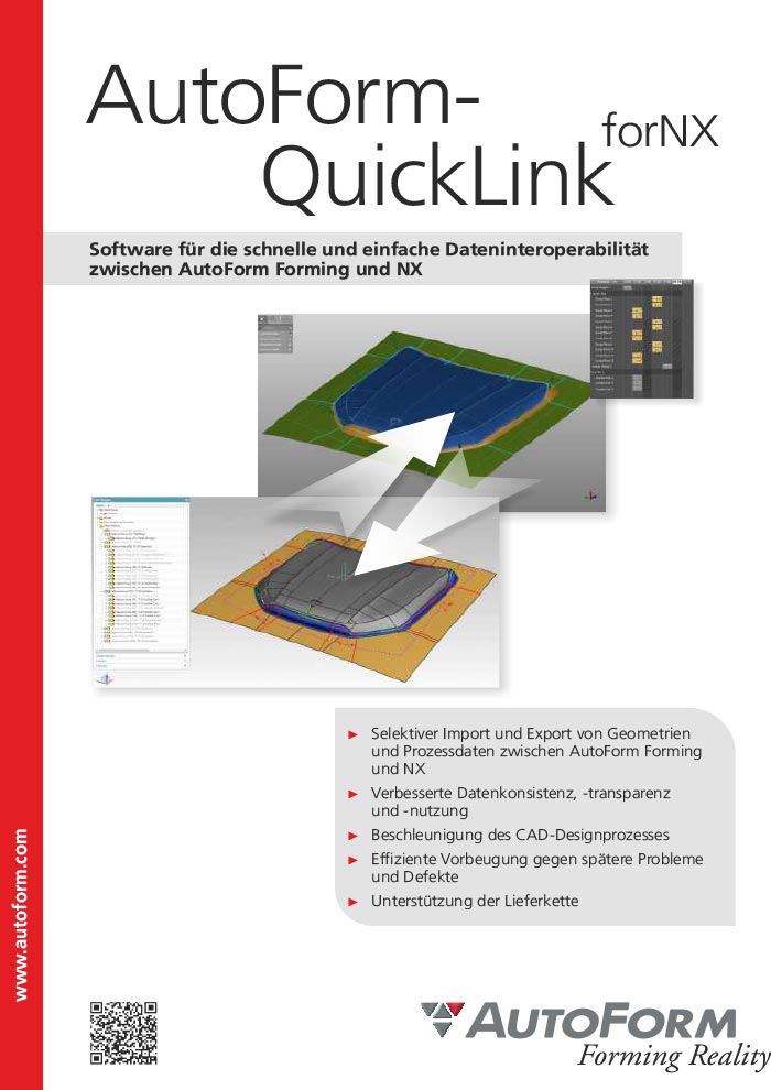 AutoForm-QuickLink^forNX – Broschüre