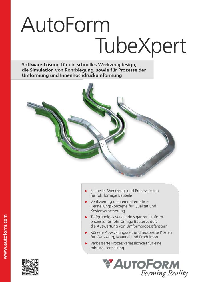 AutoForm TubeXpert – Broschüre